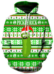 Pickle Rick Ugly Unisex Hoodie, iEDM, T6 - Epic Hoodie