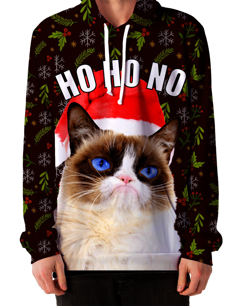 Grumpy Cat Unisex Hoodie Christmas Epic Hoodie