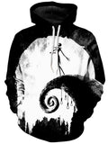 Jack Skellington Hoodie On Cue Apparel Epic Hoodie