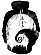 Jack Skellington Hoodie On Cue Apparel Epic Hoodie