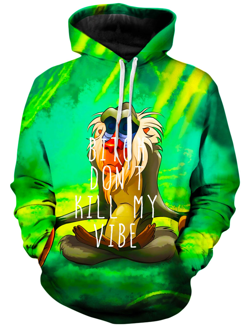 Meditating Rafiki Hoodie, On Cue Apparel, T6 - Epic Hoodie
