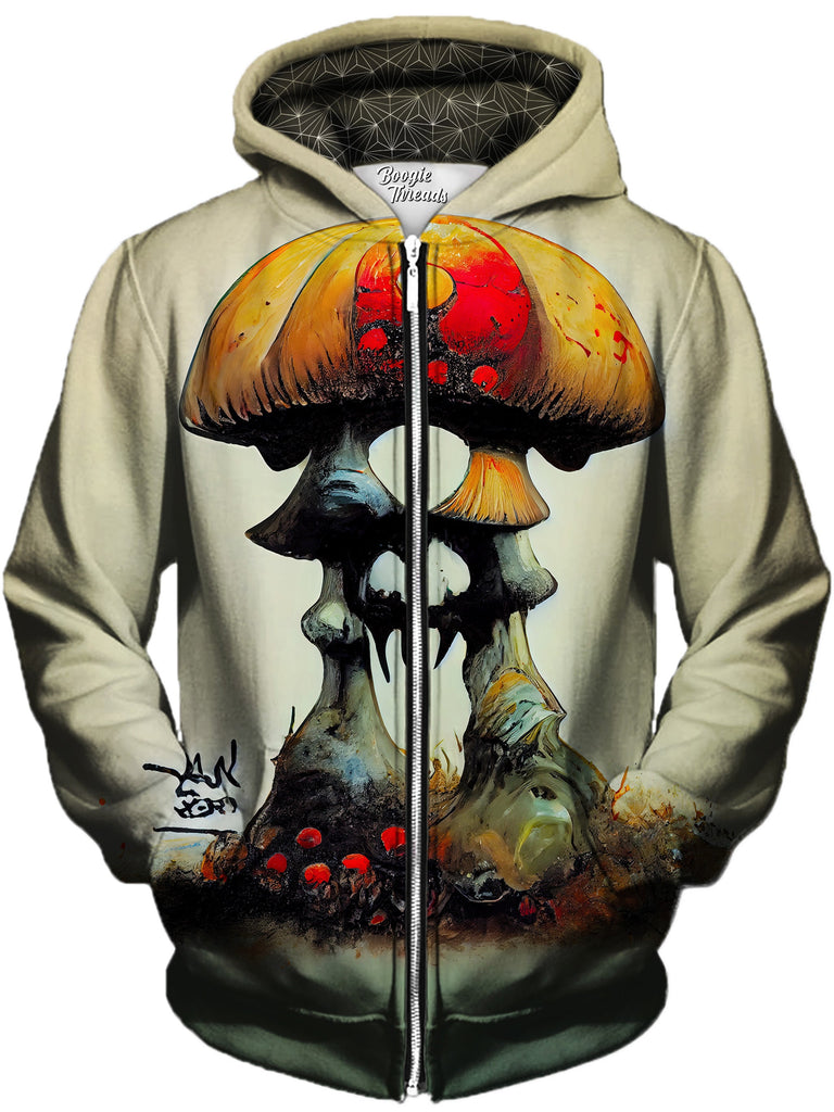 Gratefully Dyed Damen - Muddled Redemption Unisex Zip-Up Hoodie