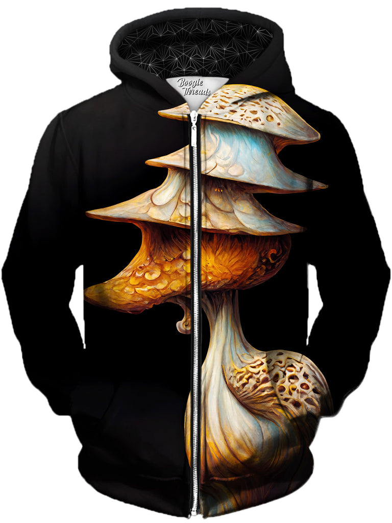 Gratefully Dyed Damen - Noxious Riddle Unisex Zip-Up Hoodie