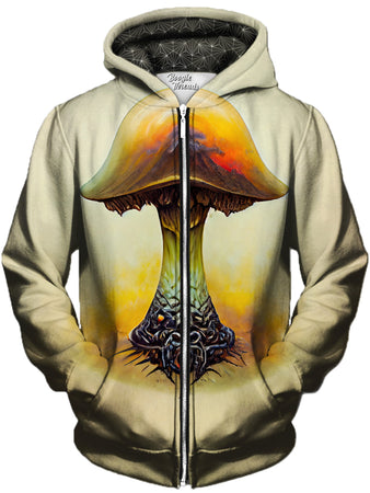 Gratefully Dyed Damen - Omen Of Empathy Unisex Zip-Up Hoodie