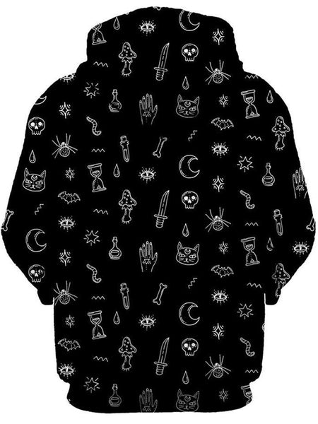 iEDM - Black Pattern Unisex Hoodie