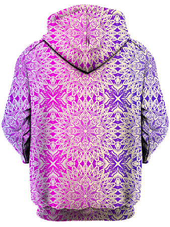 Gratefully Dyed Damen - Pink Purple Mandala Unisex Hoodie