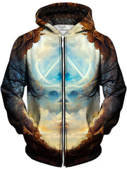 Spirited Animal Unisex Zip-Up Hoodie