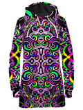 White Doodle Magic Hoodie Dress BrizBazaar Epic Hoodie