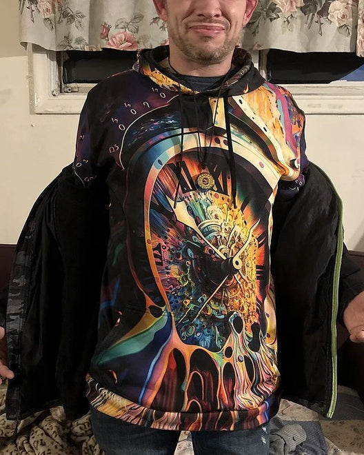 Alicia wearing Epic Hoodie